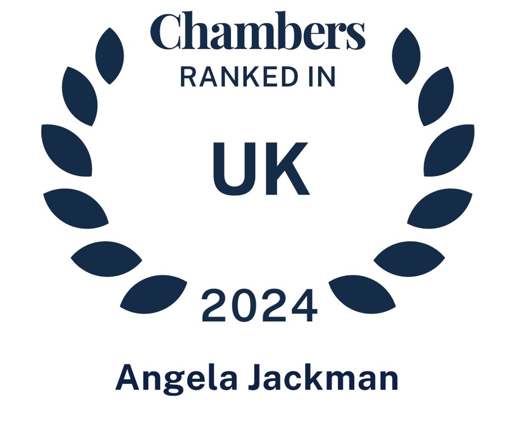 Chambers Top Ranked 2024 - Angela Jackman KC